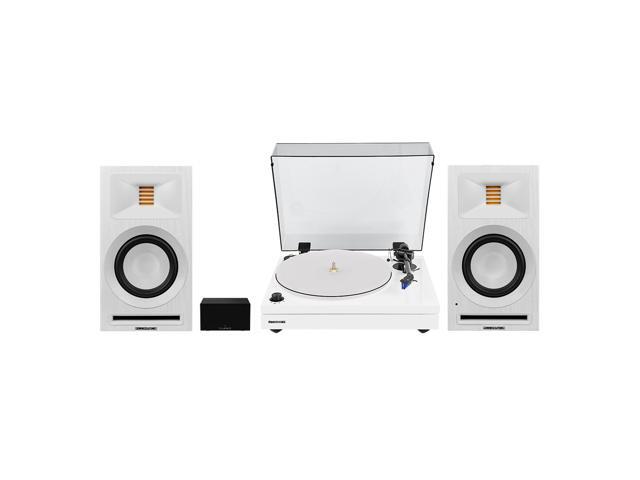 Fluance RT87 Reference High Fidelity Dual-Plinth Turntable with Ortofon 2M Blue Cartridge, Ri71 Powered Bookshelf Speakers, PA10 Phono Preamp.