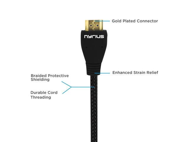 Nyrius ARIES Pro Wireless HDMI Transmitter & Receiver to Stream HD 1080p 3D Video From Laptop PC Cable YouTube PS4 Drones Pro Camera to HDTV/Projector & Bonus HDMI Cable - image 5