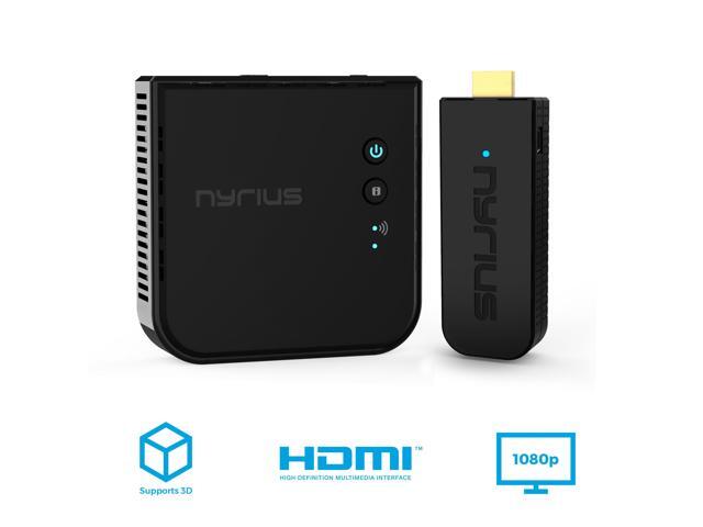 Nyrius ARIES Pro Wireless HDMI Transmitter and Receiver To Stream HD 1080p 3D Video From Laptop PC Cable Netflix YouTube PS4 Drones Pro Camera - 1 Year Extended Warranty - image 2