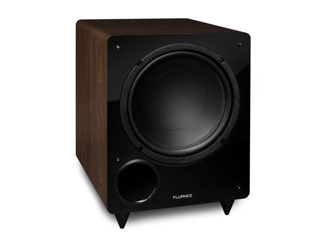 Fluance DB10W 10-inch Low Frequency Powered Subwoofer for Home Theater (Natural Walnut) - image 6
