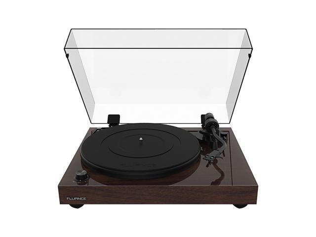 Fluance RT82 Reference High Fidelity Vinyl Turntable Record Player with Ortofon OM10 Cartridge, Speed Control Motor, High Mass MDF Wood Plinth,...