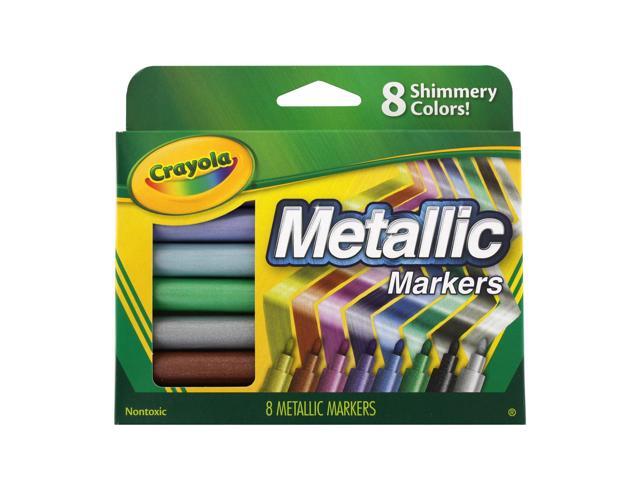 Crayola Metallic Markers Assorted 8/Set 588628