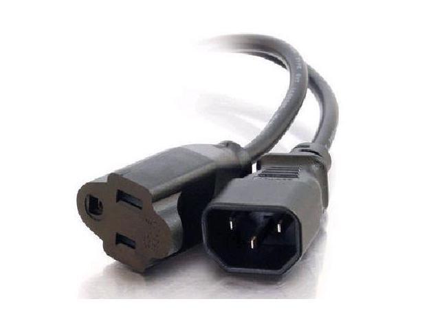 6FT 18 AWG MONITOR POWER ADAPTER CORD (IEC320C14 TO NEMA 5-15R) (TAA COMPLIANT)