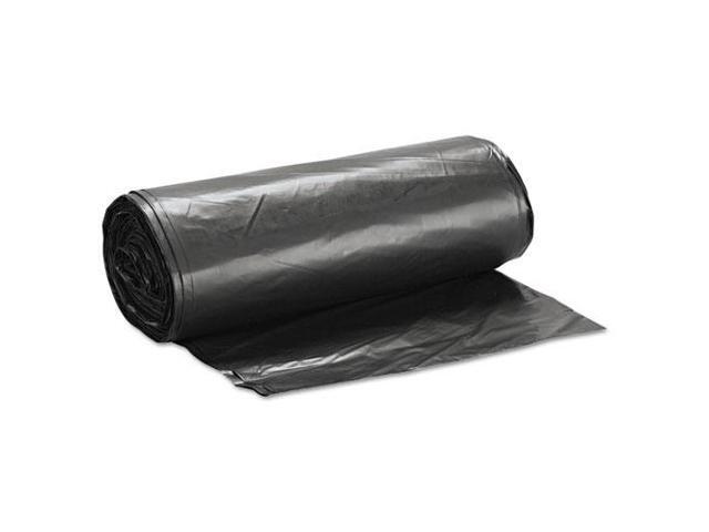 Inteplast Group SLW3858SHK Low-Density Can Liner, 38 x 58, 60gal, 1.4mil, Black, 20/Roll, 5 Rolls/Carton, 1 Carton