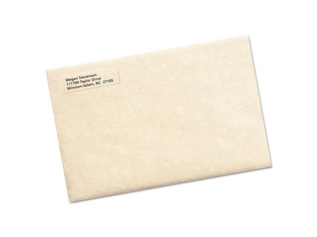 Easy Peel Mailing Labels For Laser Printers, 1/2 X 1-3/4, Clear, 800/P