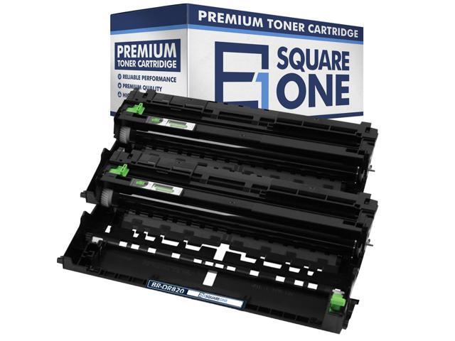 eSquareOne Compatible Drum Unit Replacement for Brother DR820 (Black, 2-Pack)
