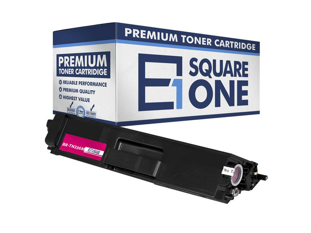 eSquareOne Compatible High Yield Toner Cartridge Replacement for Brother TN336M TN331M (Magenta, 1-Pack)