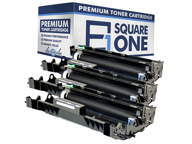 eSquareOne Compatible Drum Unit Replacement for Brother DR720 (Black, 3-Pack)
