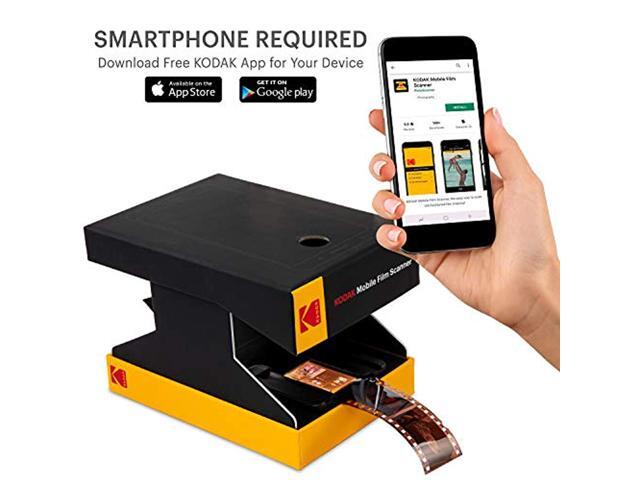 Kodak - Mobile Film & Slide Scanner, Portable Scanner Lets You Scan Old 35mm Films & Slides Photo Using Your Smartphone Camera - Black - image 4