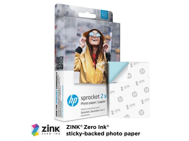 HP 2x3 Premium Zink Photo Paper (50 Pack) Accessory Kit with Photo Album, Case, Stickers, Markers