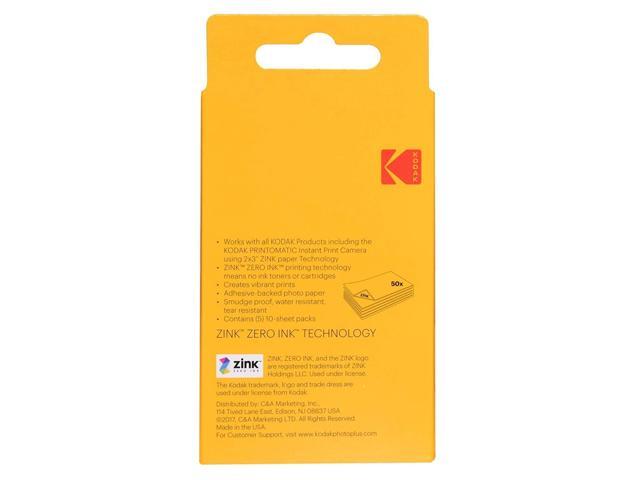 Kodak 2x3 Premium Zink Paper 100 pack with Soft Case