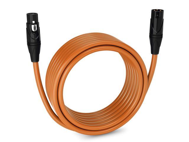 LyxPro 25 Feet XLR Microphone Cable Balanced Male to Female 3 Pin Mic Cord for Powered Speakers Audio Interface Professional Pro Audio Performance...