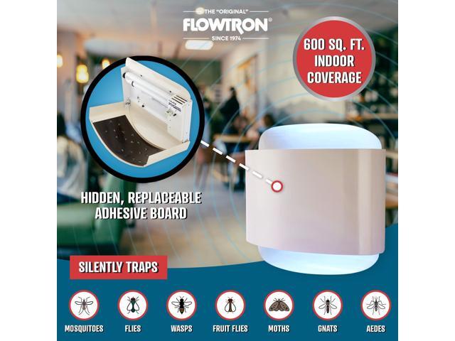 Flowtron Fly Trap Indoor Wall Sconce Electric Insect Killer for Flies & Gnats with Dual Lure Method 40W UV Light & Pheromone Attractant Sticky...