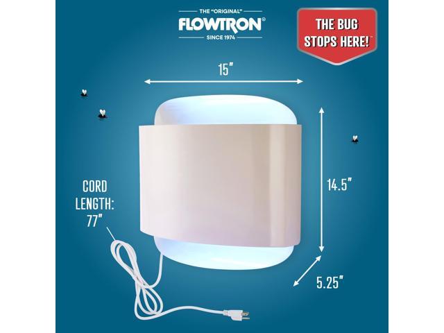 Flowtron Fly Trap Indoor Wall Sconce Electric Insect Killer for Flies & Gnats with Dual Lure Method 40W UV Light & Pheromone Attractant Sticky...