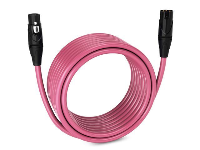 LyxPro 30 Feet XLR Microphone Cable Balanced Male To Female 3 Pin Mic Cord For Powered Speakers Audio Interface Professional Pro Audio Performance...