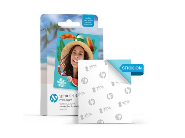 HP Sprocket 3.5 x 4.25 Zink Photo Paper - Kit: 50 Pack Zink Paper, Case, Photo Album, Markers, Sticker sets