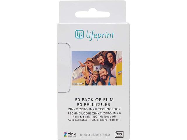 Lifeprint 2x3'Premium Zink Photo Paper (50 Pack) Accesory Kit with Photo Album, Case, Stickers, Markers