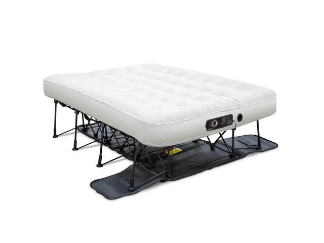Ivation EZ-Bed (Full Size) Air Mattress with Deflate Defender Technology Dual Auto Comfort Pump & Dual Layer Laminate Material - AirBed Frame &...
