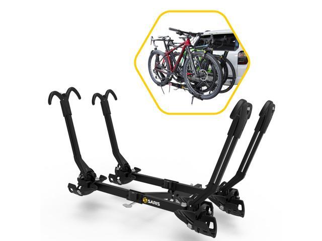 Saris SuperClamp G3 4-Bike Hitch Rack Lightweight Platform Bike Carrier for Car, SUV, Truck Tilting Design, Secure Wheel Clamping, Fits Road,...