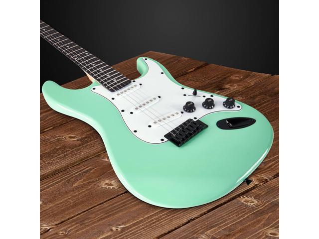 LyxPro 39 inch Electric Guitar Kit Bundle with 20w Amplifier, All Accessories, Digital Clip On Tuner, Six Strings, Two Picks, Tremolo Bar, Shoulder...