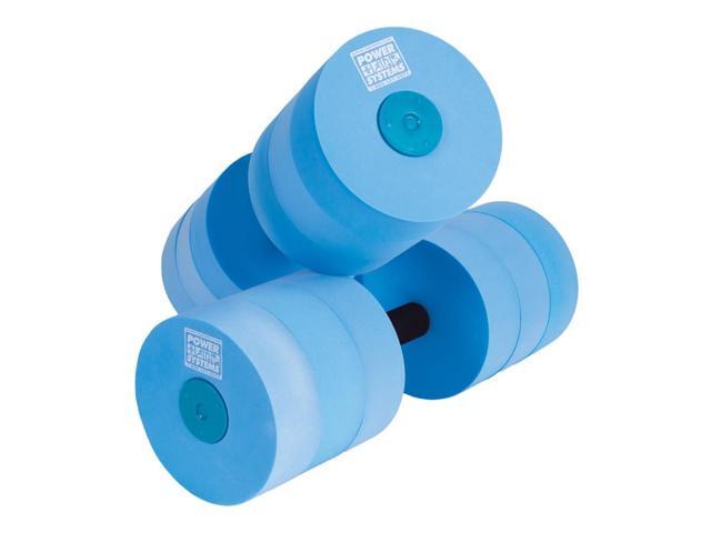 Power Systems Water Dumbbells, Heavy Resistance, Pair, Blue (86570)