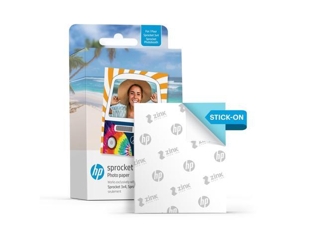 HP Sprocket 3.5 x 4.25 Zink Sticky-Backed Photo Paper (300 Pack) Compatible with HP Sprocket 3x4 Photobooth and Photo Printer
