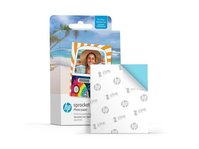 Sprocket 3.5 x 4.25” Zink Sticky-Backed Photo Paper (100 Pack) Compatible with HP Sprocket 3x4 Photobooth - White - image 3