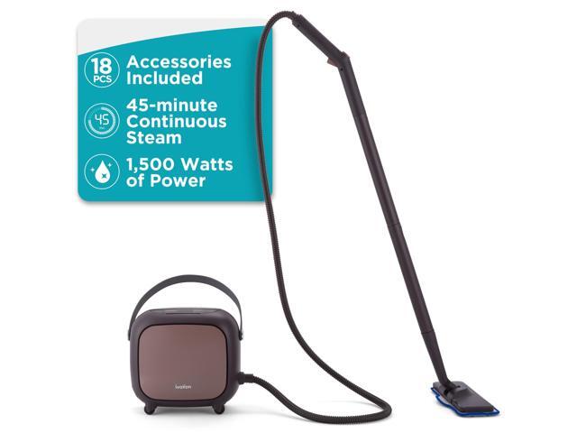 Ivation Steam Cleaner, Powerful Multipurpose Steamer w/ 18 Accessories, Chemical-Free Cleaning and Sanitizing for Floor, Tiles, Car Detailing,...