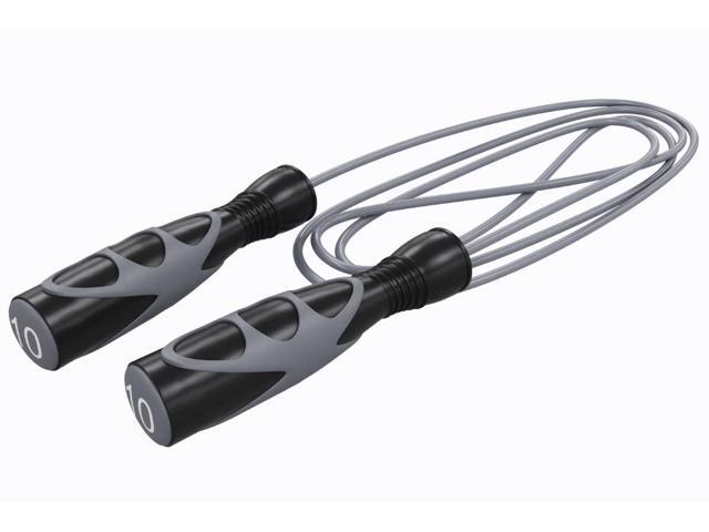 Power Systems Elite Jump Rope - Premium Vinyl & Radial Ball for Max Rotation (10')