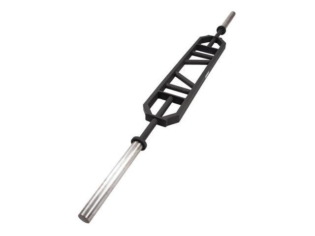 Power Systems Multi Grip Bar for Strength Training, 84 Inches, 15.25 Inch Sleeve, Black (50080)