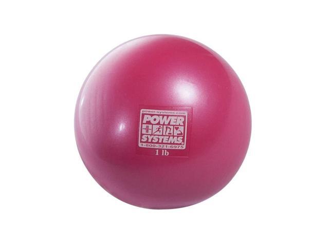 Power Systems Soft Touch Medicine Ball, Palm-Size, 3 Pounds, Gray (26153)
