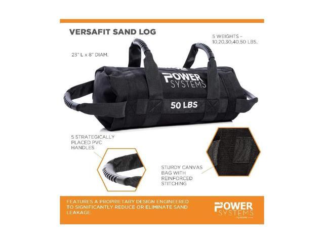 Power Systems VersaFit Sand Log, 50 Pounds (13494), Black