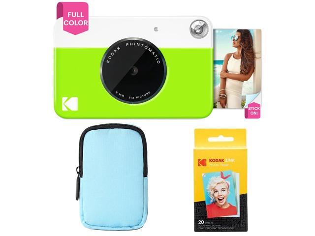 KODAK Printomatic Full-Color Instant Print Camera Starter Bundle + Soft Case + Zink 20 pack Photo Paper - Colorful Photos On 2x3 Sticky-Back Paper... KODAK Printomatic Full-Color Instant Print Camera Starter Bundle + Soft Case + Zink 20 pack Photo Paper - Colorful Photos On 2x3 Sticky-Back Paper...