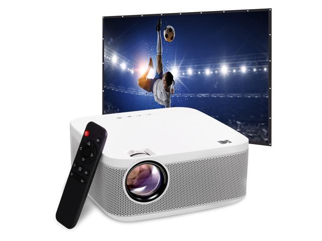 KODAK FLIK X10 Full HD Multimedia Projector Kit 1080p Mini Compact Portable Home Theater System Bundle with 100 Projection Screen, Remote...