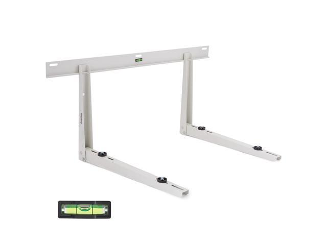 Ivation Split AC Mounting Bracket, Universal Heavy-Duty Outdoor Wall Mount System with Hardware & Level for Ductless Mini Split Air Conditioner...