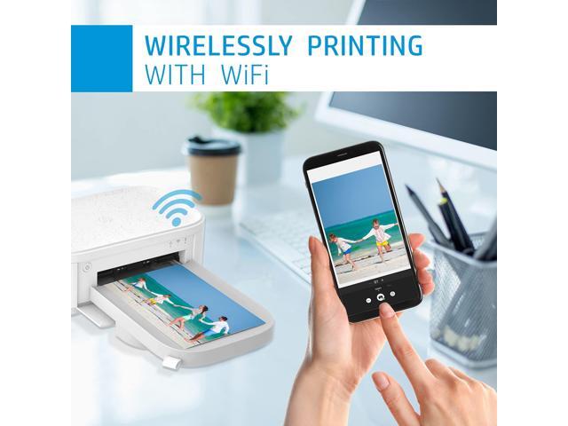 HP - Sprocket Studio Plus WiFi Photo Printer, Compatible with iOS and Android - White - image 8