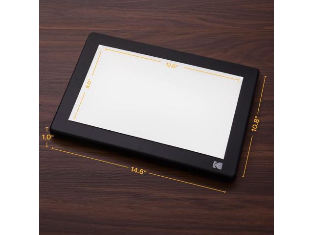 KODAK LED Light Box 12x8 for Negatives, Slides & Film Illuminated Board Panel & LED Light Pad for Viewing & Scanning Photos, Tattoo Drawing,...