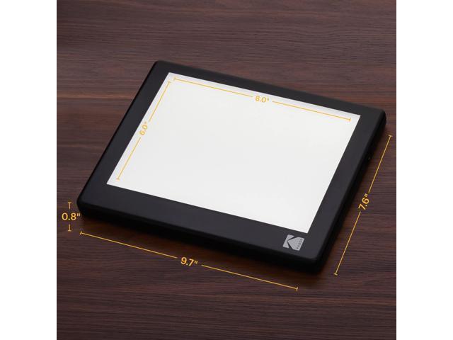 KODAK LED Light Box 8x6 for Negatives, Slides & Films Illuminated Board Panel & LED Light Pad for Viewing & Scanning Photos, Tattoo Drawing,...