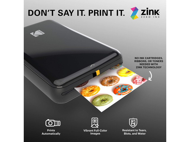 Zink 2'x3' Premium Photo Paper (100 Sheets) for KODAK PRINTOMATIC, Smile & Step Cameras & Printers