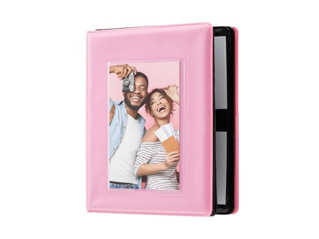 Zink 2x3 Mini Photo Album 64-Pocket w/ Transparent Window Cover for 2x3 ZINK Zero Ink Photo Paper (Pink) Compatible w/ Kodak, Lifeprint, Polaroid,... Zink 2x3 Mini Photo Album 64-Pocket w/ Transparent Window Cover for 2x3 ZINK Zero Ink Photo Paper (Pink) Compatible w/ Kodak, Lifeprint, Polaroid,...
