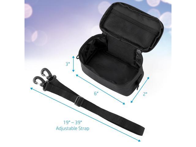 Zink Premium Carrying Case with Adjustable Strap, Built-in Mesh Pocket Stores Zink Roll Paper, USB Cable, and Other Accessories Compatible with HP...