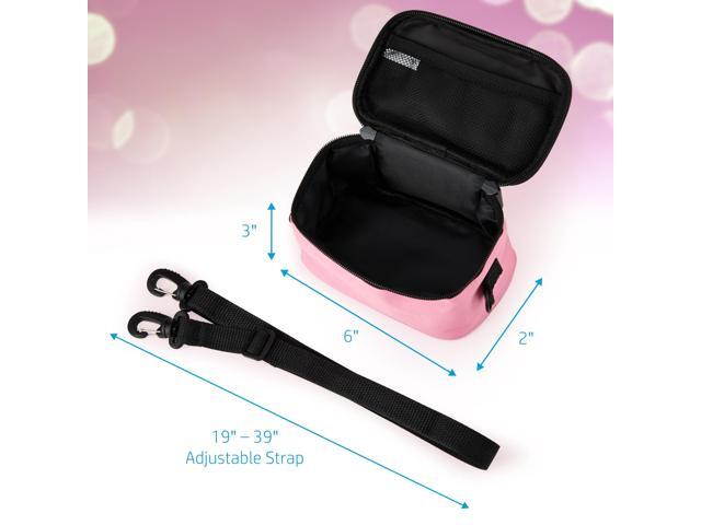 Zink Premium Carrying Case w/ Adjustable Strap, Built-in Mesh Pocket Stores Zink Roll Paper, USB Cable, and Other Accessories(Pink) Compatible with...