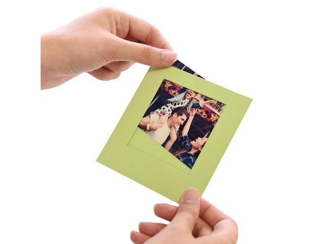 Zink Colorful Square Photo Frames for 2x3 Zink Paper Compatible with Kodak, Lifeprint, Polaroid, HP, Canon, Fujifilm 2x3 Photos
