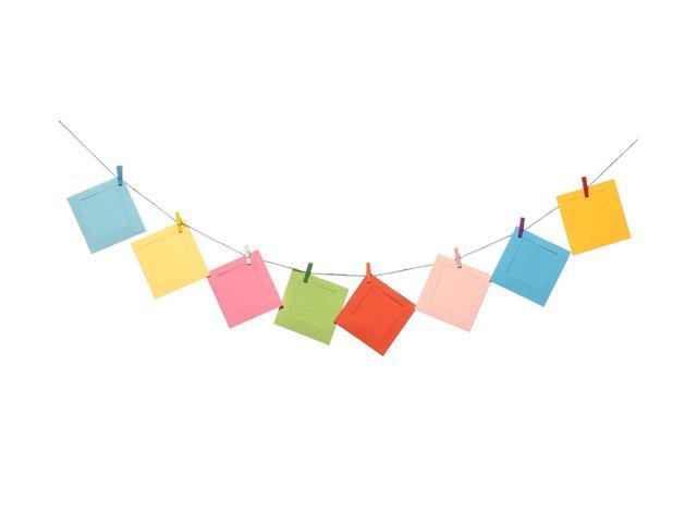 Zink Colorful Square Photo Frames for 2x3 Zink Paper Compatible with Kodak, Lifeprint, Polaroid, HP, Canon, Fujifilm 2x3 Photos