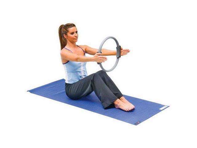 Power Systems mens Moderate pilates fitness circles, Gray, 15-inch US