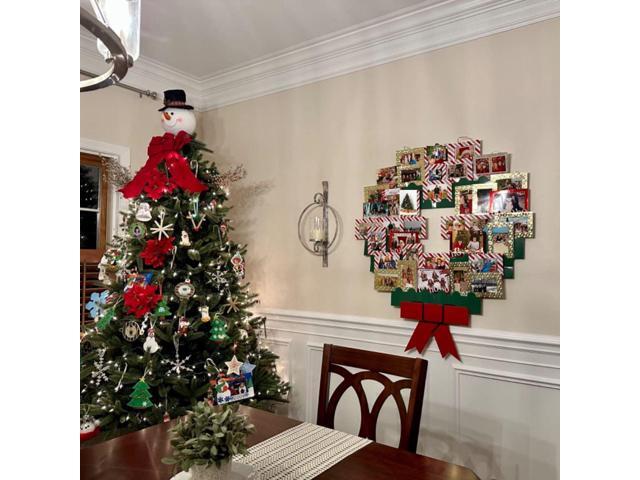 JUMBL Christmas Decoration Wonder Wreath Jumbo (44' X 36') Card & Photo Display Holder. for Home, Work, Schools, Party. Great Way to Go Down Memory...