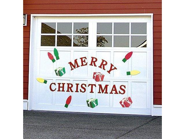 Jumbl Christmas Decoration, Merry Christmas Sticker, Decals Set - Perfect for House Decorations Fridge, Metal Door, Garage. Give as Gift - Ornament...