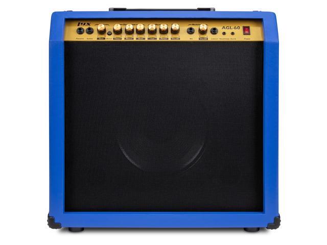 LyxPro 60 Watt Electric Guitar Amplifier Combo Solid State Studio & Stage Amp with 10 4-Ohm Speaker, Custom EQ Controls, Drive, Delay, ¼...