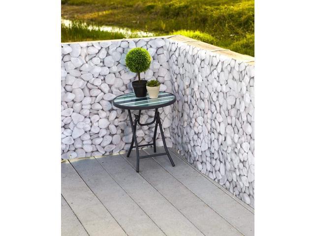 Decorative 15ft. Pebble Design Deck And Fence Privacy Screen Netting By SkyMall