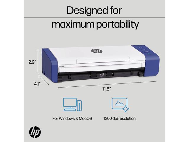 HP Duplex Document Scanner & Photo Scanner W/Auto-Feed Tray for 2-Sided Scanning